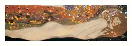 Water Serpents II, c.1907 by Gustav Klimt art print