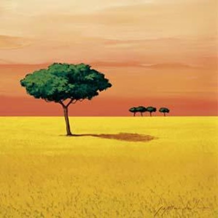 Alberi All&#39;orizzonte by Gio Mondelli art print