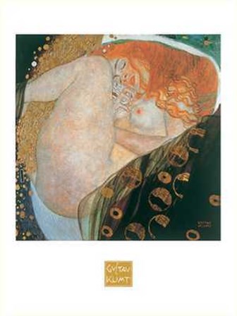 Danae, c.1907 by Gustav Klimt art print