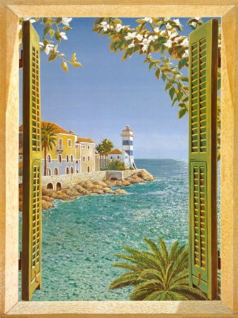 Rinestra Sul Mare by Andrea Del Missier art print