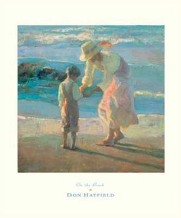 On the Beach by Don Hatfield art print