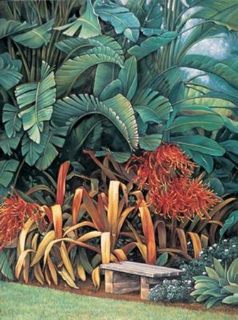 Tropical Garden II by Elizabeth Wright art print