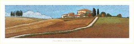 Casale in Toscana by Eligio Milani art print