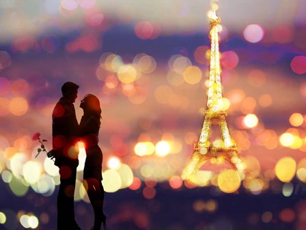 A Date in Paris by Dianne Loumer art print