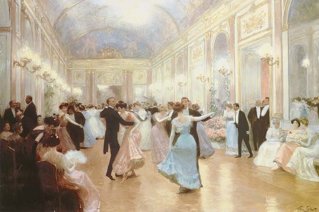 An Elegant Soiree by Marcus Jules art print