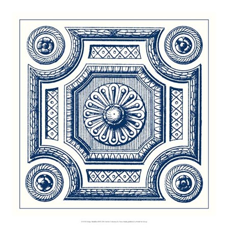 Indigo Medallion III by Vision Studio art print