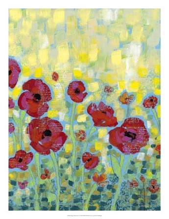 Poppy Impressions I by Jennifer Goldberger art print