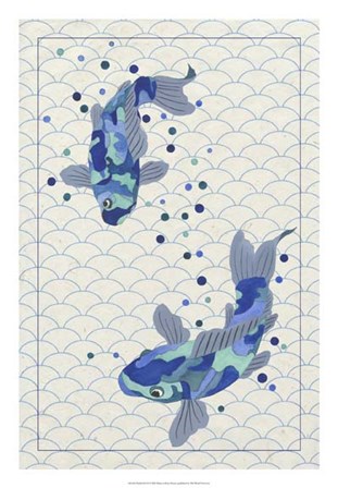 Playful Koi II by Rebecca Bryant art print