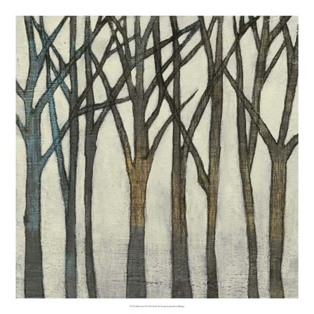 Birch Line II by Jennifer Goldberger art print