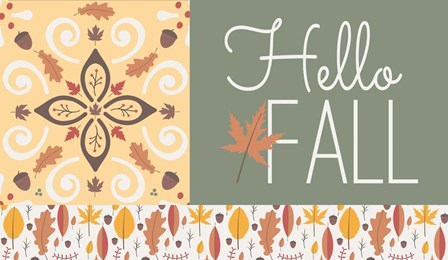 Hello Fall I by ND Art &amp; Design art print