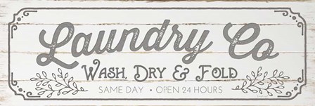 Laundry Co - Gray by Jennifer Pugh art print