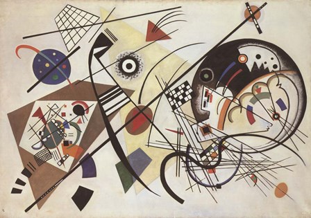 Durchgehender Strich by Wassily Kandinsky art print