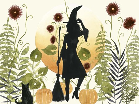 The Witch&#39;s Garden II by Grace Popp art print