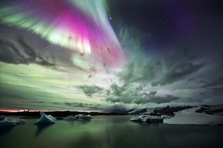 Jokulsarlon Lake by Luca Liloni art print