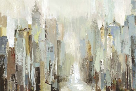 Misty City by Allison Pearce art print