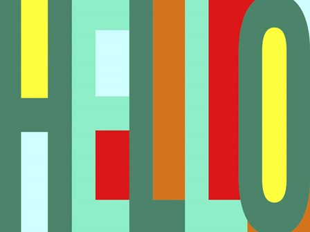 Hello by Posters International Studio art print