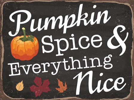 Pumpkin Spice by ND Art &amp; Design art print