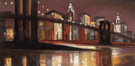 NYC Nitetime by Julia Purinton art print