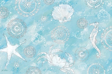 Coastal Splash VI by Katie Pertiet art print