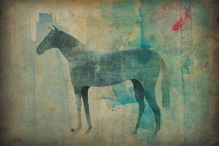 Cheval Noir v3 by Ryan Fowler art print