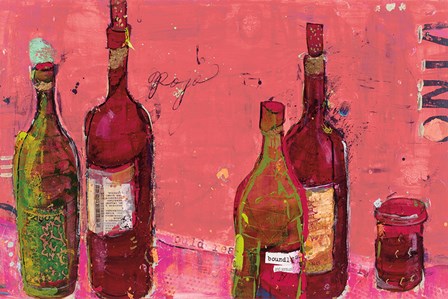 Vino Coral by Kellie Day art print