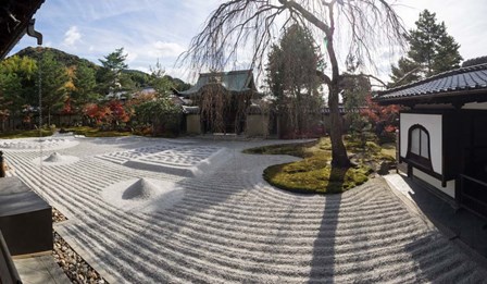 Zen garden at Kodaiji Temple, Japan by Panoramic Images art print