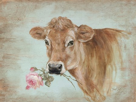 Miss Moo by Debi Coules art print