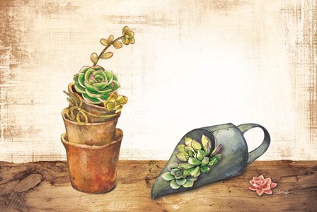 Vintage Planting Scoop by Marla Rae art print