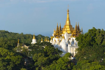 Pagoda on Sagaing Hill, Mandalay, Myanmar by Keren Su / Danita Delimont art print