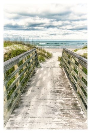 Seaside Entry by Mary Lou Johnson art print