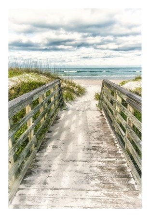 Seaside Entry by Mary Lou Johnson art print