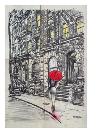 Borough Walk by Loui Jover art print