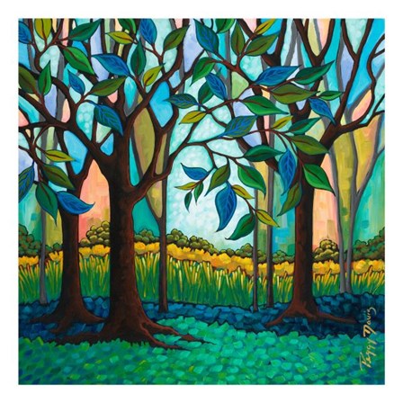 Whispering Woods by Peggy Davis art print