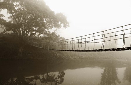 Bridge Over River by Skip Nall art print