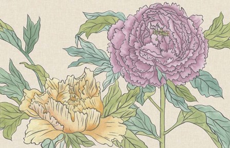 Peony Blooms III by Melissa Wang art print