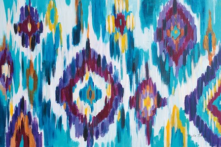 Ikat Jewel I by Farida Zaman art print