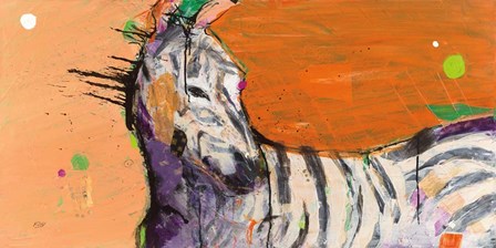 Zebra by Kellie Day art print