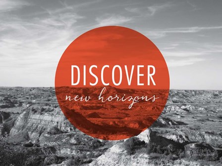 Discover New Horizons v2 by Laura Marshall art print