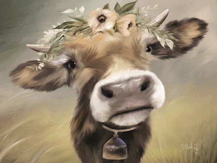 Moomoo by Marla Rae art print