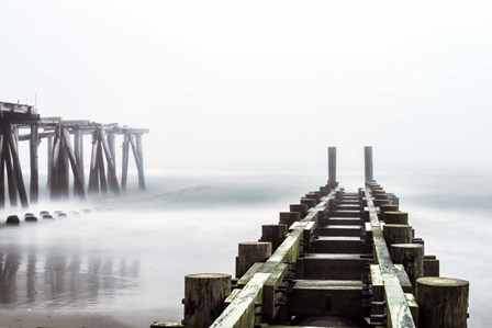 Fog On Piers by Franklin Kearney art print