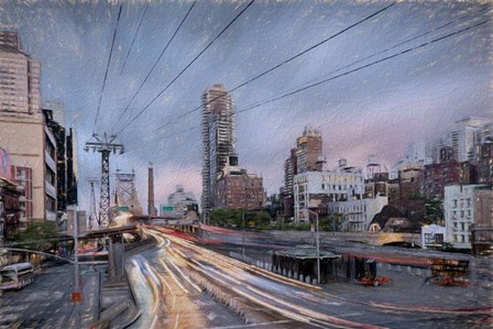 Queensboro Bridge 1 by Franklin Kearney art print